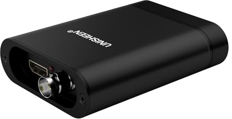 UNISHEEN USB 3.0 HDMI SDI Video Capture Card, Broadcast Game Live Stream, HDMI to USB 3.0 Dongle HD 1080P Live Streaming Video Game Grabber Converter Free Driver(UC3200HS)