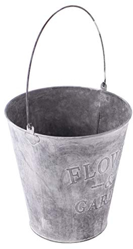 Cabilock Metall-wandpflanzgefäß Hängeblumenkorb Aus Eisen Großer Blumentopf Für Garten Balkon Und Terrasse Zum Befüllen Und Gießen Von Pflanzen