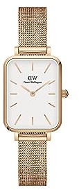 Daniel Wellington Ladies Rose Gold Quadro Watch DW00100431
