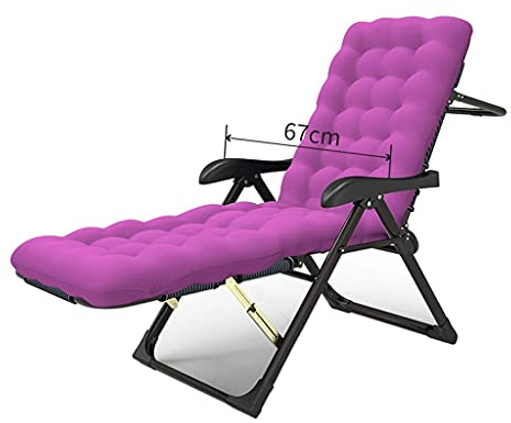 TONZN Freizeit-Lounge-Stuhl, Sonnenstuhl, klappbarer Zero-Gravity-Stuhl, Liegestuhl, Garten-Außenterrassen-Strandstuhl, extra breit 67 cm (Farbe: 9) (11)