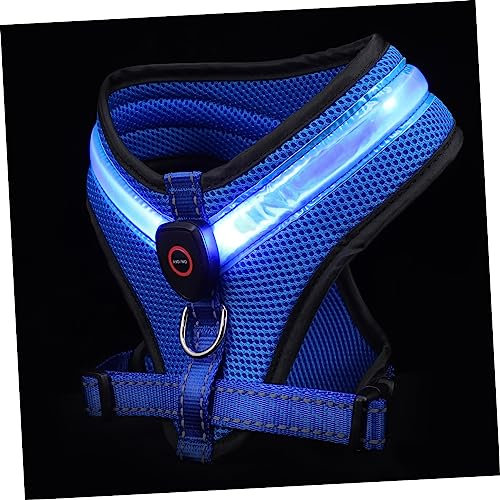 Parliky Leuchtweste Für Hunde Mit Led-licht Beleuchtungsmodi USB-ladefunktion Hochwertige Materialien Für Angenehmes Tragegefühl