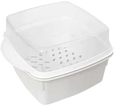 Vaporiera Per Microonde - Vaporiera Per Microonde Per Verdure, Pesce E Preparazione Di Pasti | Ciotola Adatta Al Microonde, Contenitore Per Alimenti Senza BPA, Fornello A Microonde Per Una Sana Cottur