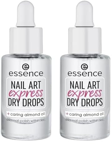Essence - Gouttes Séchantes pour Vernis à Ongles Express Dry Drops Nail Art (Lot de 2)