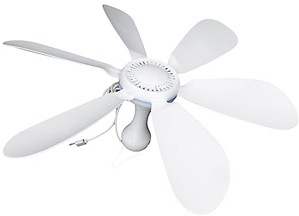 SOIMISS 1Satz Tragbarer USB Deckenventilator für Camping Leiser für Innen und Außen für Büro und Reisen Leicht Transportieren
