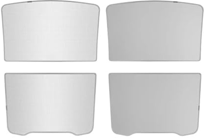 Rideau Pare-Soleil pour Tesla pour Model pour Y pour Juniper Pare-Soleil Toit Ouvrant en Verre Puits Lumière Store Filet D'ombrage Accessoires Voiture(Primary Color)