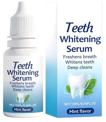 Gel Blanqueador - Líquido que Refresca el Aliento,Gel de Cuidado de Acción Rápida 10 ml,para Adultos Familia Hombres Mujeres Noche Hogar Mañana Viaje Fiesta Boda