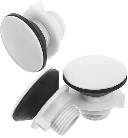 WHAMVOX 3 Pezzi Kit Bulloni Fissaggio Serbatoio Wc in Inox Filetti per Sigillatura Efficiente e Riparazione Ricambi Copriwater e Collegamento Stabile per Bagno Domestico e Commerciale