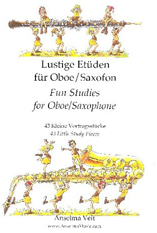 Veit, Anselma: Lustige Etüden für Oboe (Saxophon)
