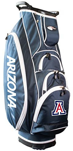 Team Golf NCAA Albatross Cart Golf Bag, Lightweight, 10-Way Club Divider, Insulated Cooler Pocket, Velcro Glove and Umbrella Holder & Lift Assist Handles