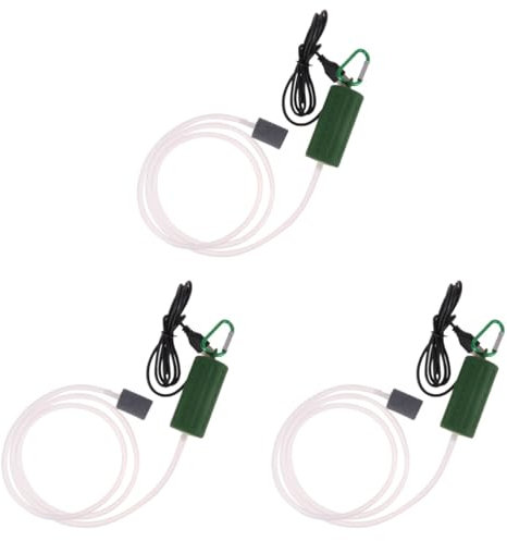 BESPORTBLE 3St Sauerstoff Luftpumpe Aquarium Luftpumpe USB Luftpumpe wiederaufladbare Wasserpumpe Luftpumpe für Fischbecken angelzubehör Zubehör für Aquarien Luftpumpe für Aquarien draussen