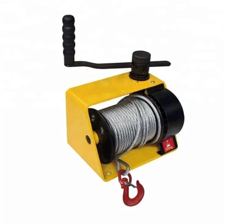 Bootsanhängerwinde HWV Hochleistungs-Handwinde mit Schneckentriebe for den europäischen Markt. Manuelle Hebemaschine for vertikales Heben Rutschfest, arbeitssparend