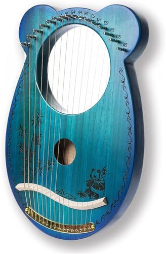 Leier Harfe 16 String Mini Harp Instrument Einfache Lernen Tragbare Kleine Konghou Lyre Instrument