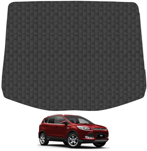 Fits Ford Kuga (2012-2020) 3mm Rubber Boot Mat | Tailored Fit Durable Boot Liner Full Coverage Protection Waterproof Accessories Easy Clean Anti Slip Made in the UK