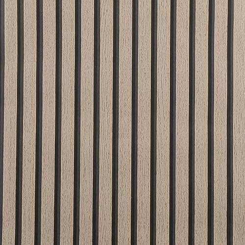 Swehooirt Oak Brown Wallpaper - Wood Slat Effect for Living Room & Bedroom