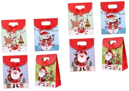 Beaupretty 40 Stück Weihnachtstüten Aus Papier Tragetaschen Aus Papier Süßigkeitentüten Extra Große Weihnachtstüten Geschenktüten Für Weihnachtsgeschenke Weihnachts Aufbewahrungstüten
