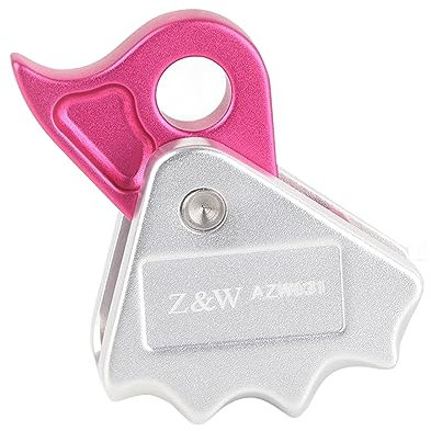 Hominas Arrampicata Corda Grab, 15 KN Discensore per Arrampicata Autobloccante Arresto Discensore per Corda 9-12 mm