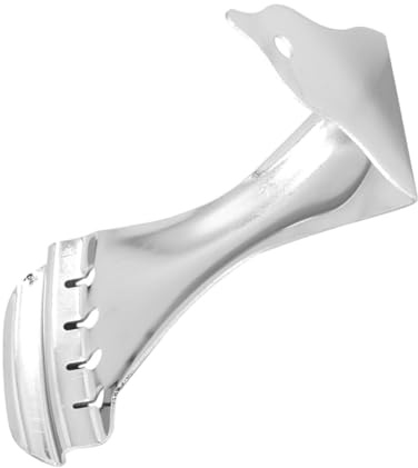 TOYANDONA Gitarrensaitenhalter Einfacher Einbau für 4 Saiten aus Metall in Silber mit Elegantem Design Langlebig für Resonatorgitarren und Andere Gitarren Geeignet für Gitarrenspieler