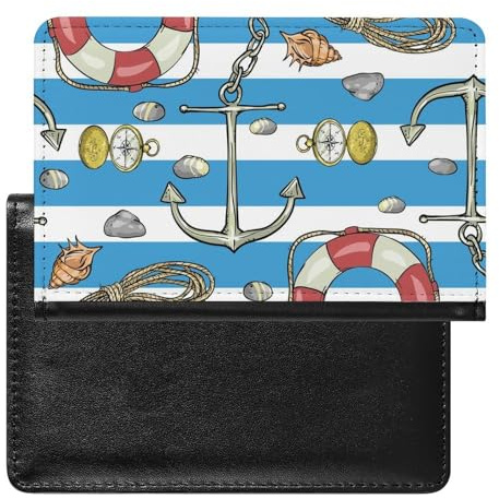 NYKVTG Reisepasshülle Segeln Reisepass Tasche Reise Gadget Impfpass Hülle Für Damen Herren