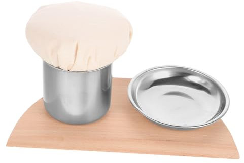 ULTECHNOVO 1 Set Pancake Pan Oil Applicator with Basting Brush and Spatula Turner for Crepes and Pancakes Kitchen Brush for Cooking Saving Tool for Even Cooking