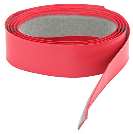 RASTKY Cintas de Agarre para Raquetas de Bádminton de con Resistencia Al Deslizamiento, Cinta de Agarre Protectora para Tenis/bádminton/Squash, 43,3x0,9 Pulgadas (Rojo)