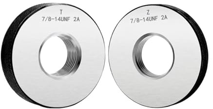 Gänginställningsring, Högprecisionsgänga ringmätare Set 2A TZ Metrisk & Standard Flera storlekar(8-32UNC)