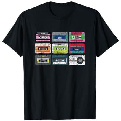 Vintage Retro Musik kassette Mixtape 80er 90er Jahre T-Shirt