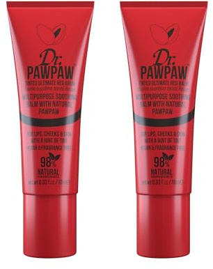 Dr.PAWPAW Tinted Ultimate Red Balm Duo 2 x 10ml