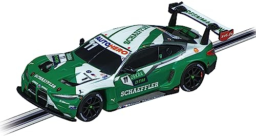 Carrera - 20064225 -BMW M4 GT3 Schubert Motorsport I Slotcar im Maßstab 1:43 I Echte DLizenz I Detailgetreue silberIgrüne Lackierung I Sportliches & authentisches Design I Ready to Race I Autorennbahn