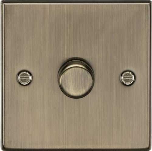 1G 2-way 10-200W (5-150W LED) Intelligent dimmer - Antique Brass