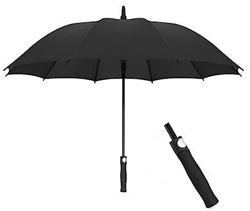 ZURBAQD Golfschirm, automatisches Öffnen und Schließen, super große Belüftung, Winddicht, regenfest, verstärkte Regenschirmoberfläche, sonnig und regnerisch, doppelte Verwendung Warm as Ever