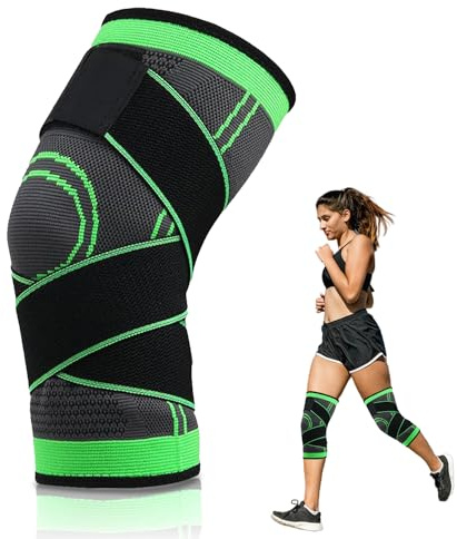 Rodilleras menisco y ligamento, ajustables, alivian molestias y previenen lesiones,para artritis, muy confortables para correr,baloncesto, se ajusta a tu pierna , (L).(Vendix) tallas en las fotos.
