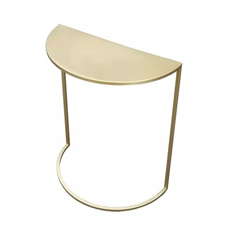 Sofa Beistelltisch C Form, Beistelltisch Gold Metall, Couchtisch Klein Beistelltisch Couch C Form Exklusiver Couchtisch Sofatisch Modern Nachttisch(40 * 20 * 50cm)