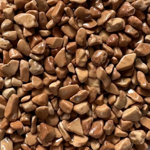 Steinteppich Epoxidharz Set Innen & Außen (ca. 28kg / 2-2,5m²) | 16 Farben | 25kg 2-4mm Marmorkies + 3L, 2K Epoxidharz Bindemittel | Für Balkon, Terrasse, Treppen, Garage (Rosso Verona)