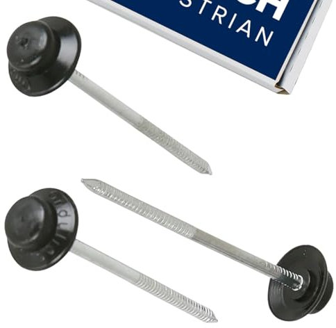 Black Smart Seal Onduline Corrugated Roofing Sheet Nails (25 Pack)