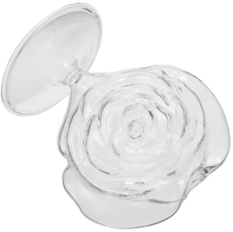 KONTONTY Hydroponischer Glasblumentopf Für Pflanzenvermehrung Transparente Vase Mit Holzsockel Tischdeko Für Kräuter Und Blumen