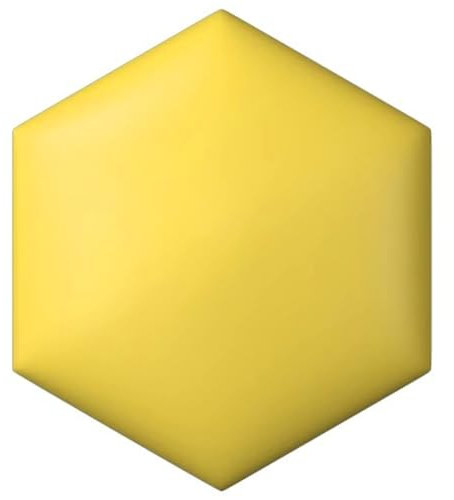 Wzmazingly 2 Stück Wandpaneele Polsterpaneel, Antikollisions Wandkissen Hexagon, Selbstklebend Bett Kopfteil Wandpolsterung Für Schlafzimmer Wohnzimmer(Gold,20x23cm)