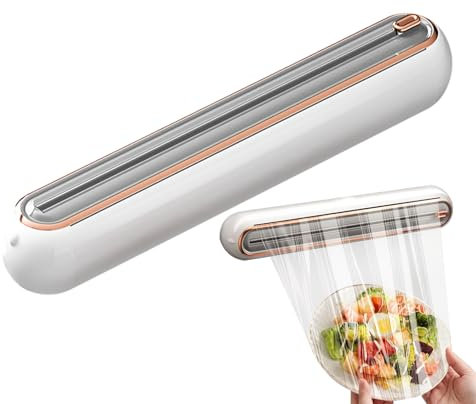 Coupe-cling magnétique, distributeur de coupe-couvercle cling - Outil de coupe de film de bol portable | Space Saving Slicer pour un film de service alimentaire avec aspiration magnétique au réfrigéra