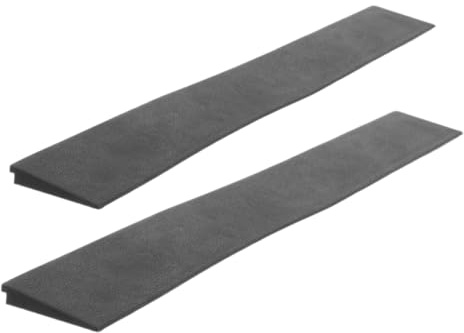 POPETPOP 2pièces Rampe De Seuil pour Portes Et Abris De Jardin Adaptée Aux Aspirateurs De Sol Et Aux Robots Balayeurs