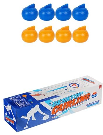 UncleS Lustige Tabletop Small Curling Game Board Curling Für Erwachsene Kinder Familien Einfach Zu Verwenden Um Tabletop Brettspiele Zu Verwenden