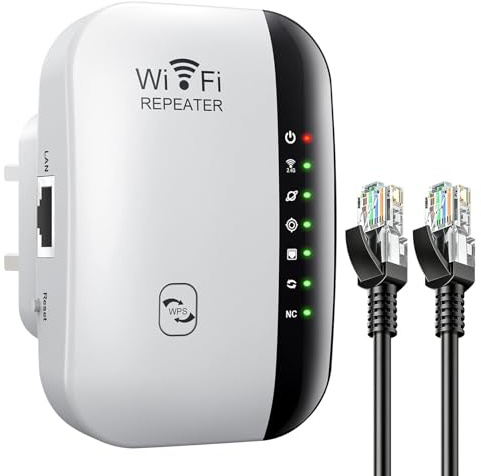 2026 WiFi Extender, WiFi Booster,WiFi Repeater Covers Up 3000 Sq.ft and 45 Devices Internet Repeater with Ethernet Port, Quick Setup, Wireless Signal Amplifier Support AP RP Mode for Home