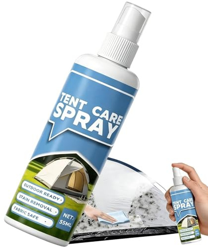 Waterproof Spray for Tents | 55ml Renovation Waterproofing Liquid,Waterproof Spray for Fabric | for Nylon Polyester Canvas Backpacks Camping Gear Paddle Ski Soft Shells Patio Furniture Spring Summer