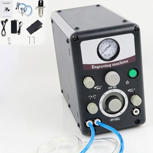 SPECIALBIEGEBUY Buril Neumático Compacto para Joyería y Metal, 400-800 RPM