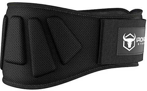 Tyngdlyftningsbälte för män och kvinnor – 15 cm (6 tum) automatisk låsning, tyngdlyftning, ryggstöd för lyftning, fitness, crossträning och powerlifitng... (stor, svart)