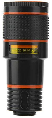 Telephoto Lens,Professional 70° Field Angle 12X Telephoto Lens Telescopic Focusing Multi-layer Coating with Clip Universal for Mobile Phone/Tablet default