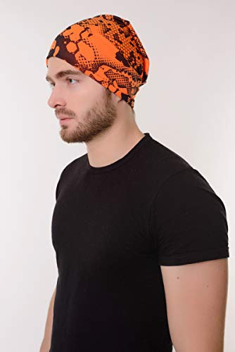 TRITON GEAR Mütze Elastic Jagd Angeln Signalfarbe Tarnmuster Jagdcap Angelcap Jagdhut Angelhut