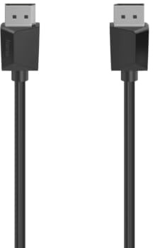 Hama Displayport Kabel 3m lang DP Kabel 1.2 (Display Port Cable Ultra HD 8k @ 120 Hz, Monitorkabel mit Kunststoffmantel, Displayport-Kabel zu Verbindung von PC/Notebook mit Monitor, TV oder Beamer)