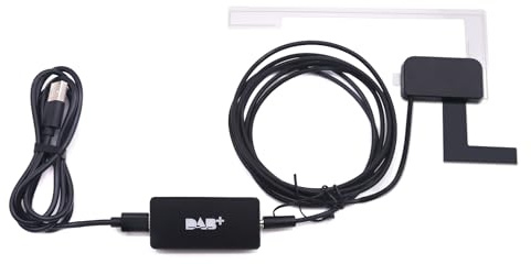 NVGOTEV Digital Audio Broadcast DAB DAB und Box Radio Receiver, Adapter mit Antenne für Android System