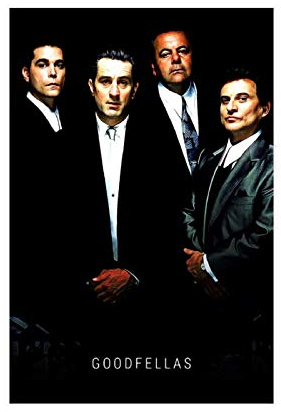 Goodfellas Kultiges Vintage-Filmposter, 2 Leinwand-Kunstdruck, Gemälde für Wohnzimmer, Schlafzimmer, Dekoration, ungerahmt: 30 x 45 cm