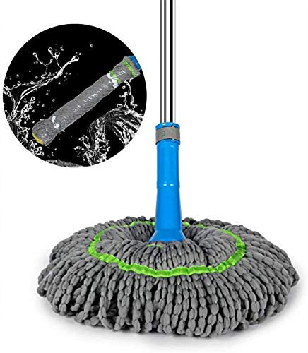 SinSed Set Professionale di Scopa e Secchio Soluzione efficiente per la Pulizia dei Pavimenti per Uso Domestico e Commerciale