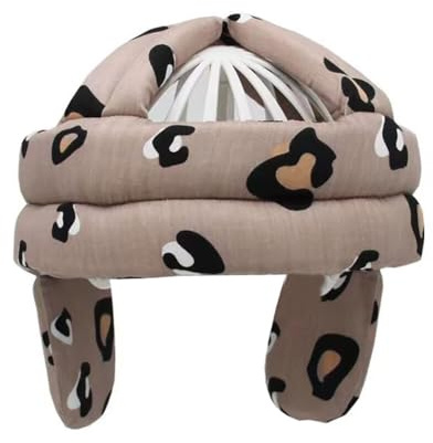 Casque de Protection pour Personnes Âgées Casque de Sécurité Anti-Chute Réglable Chapeau Anti-Collision Coton Respirant Chapeau de Protection de Tête Doux Casquette De Protection de La Tête